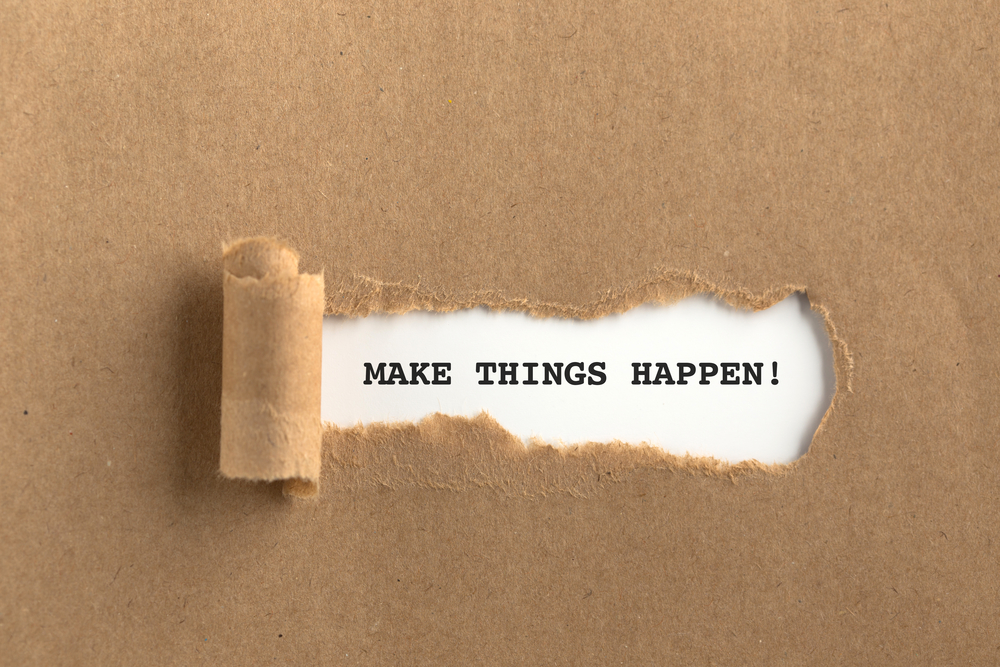 Make things happen Intention attention no tension